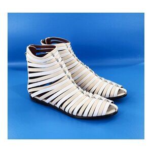 MISSONI NWOB Strappy Leather Flat Sandals